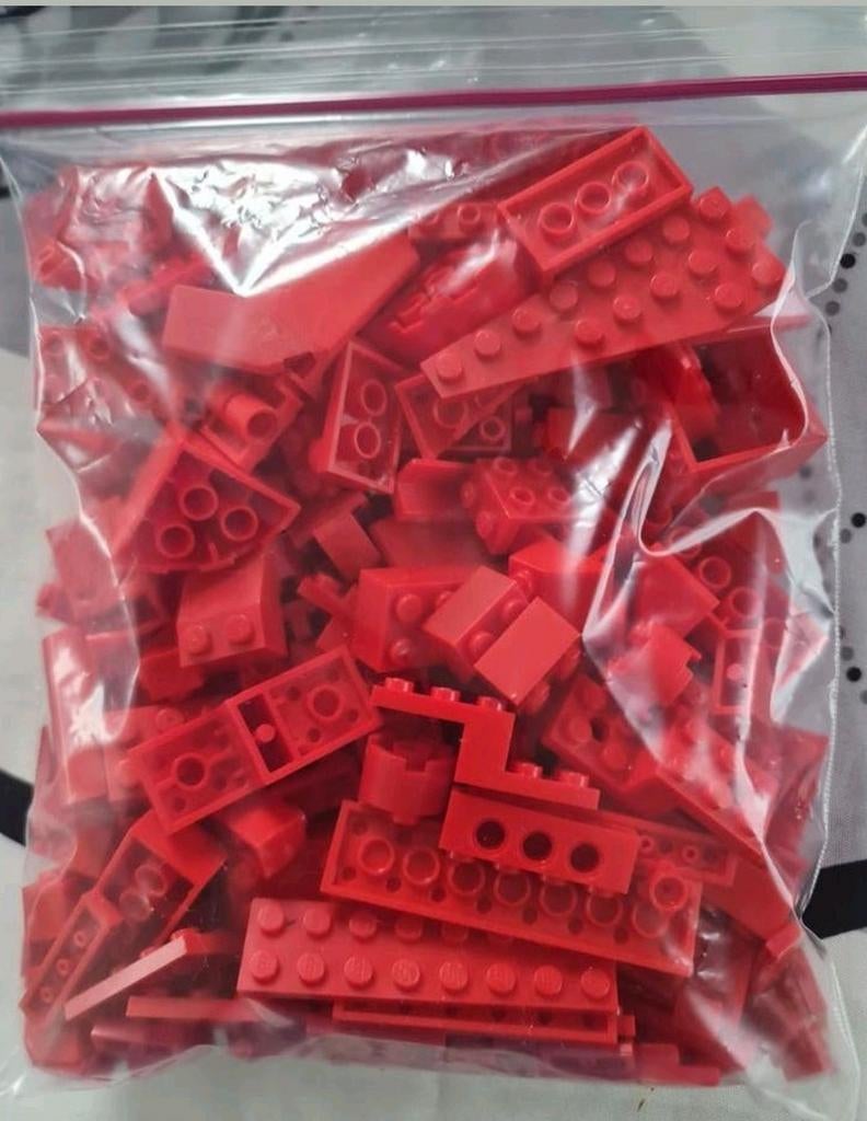Lego losse onderdelen / blokken : rood, Ophalen of Verzenden, Lego
