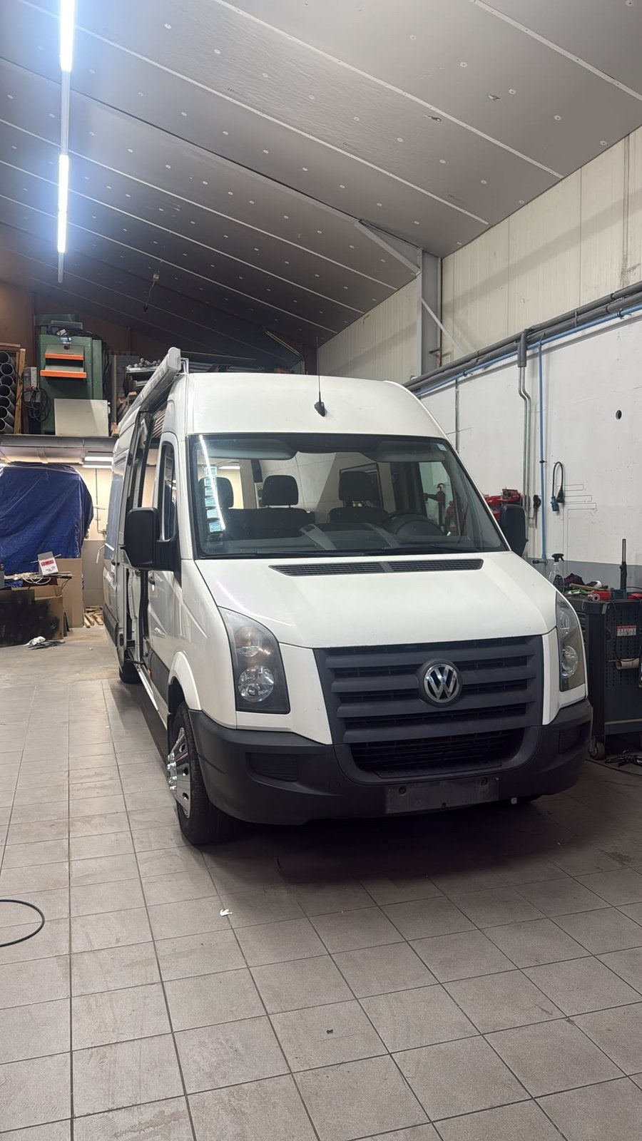 Volkswagen crafter camper-bus gekeurd met garantie, Volkswagen, Bedrijf, Koelkast, Luifel
