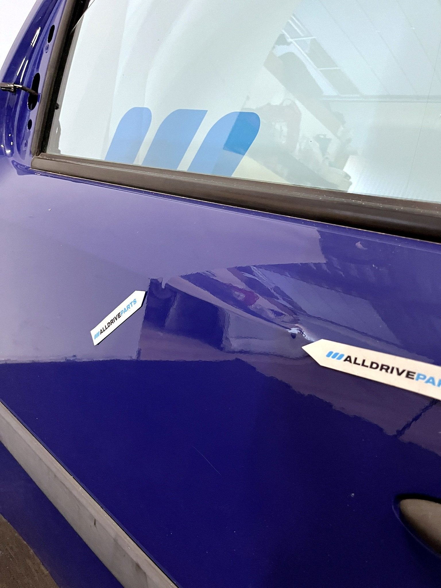 Voorportier links Renault Kangoo donkerblauw 801015880R, Auto-onderdelen, Gebruikt, -, Deur, -