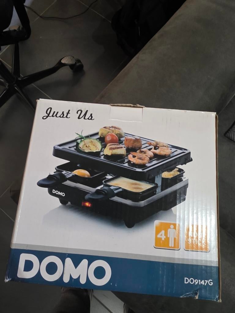 DOMO Raclette & Grill – 4 personen – DO9147G, Ophalen