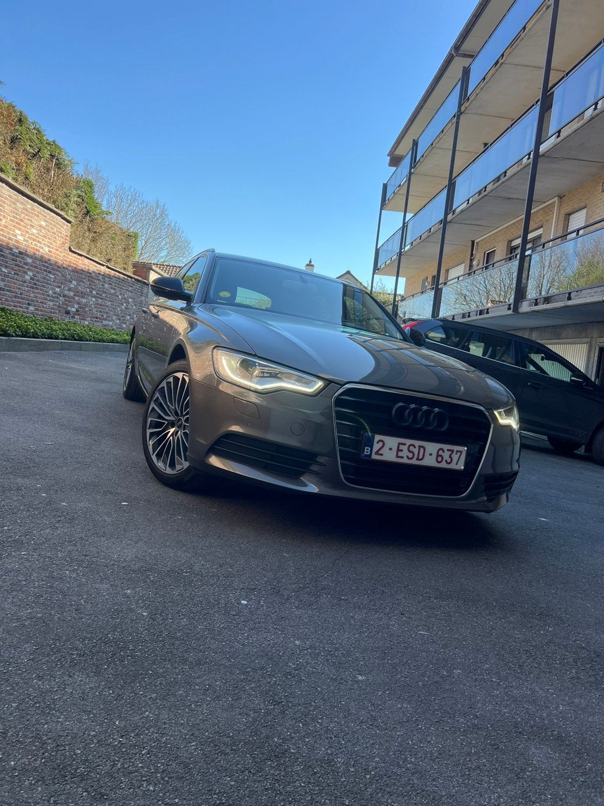 Audi A6 2.0TDi, Euro 5, Zwart, Bruin, Leder