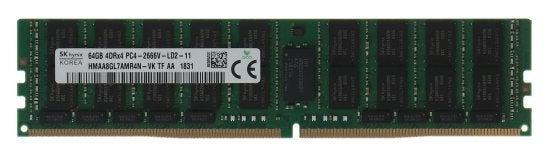 HMAA8GL7AMR4N-VK Hynix 64GB DDR4 4DRx4 PC4-21300 2666Mhz 1.2