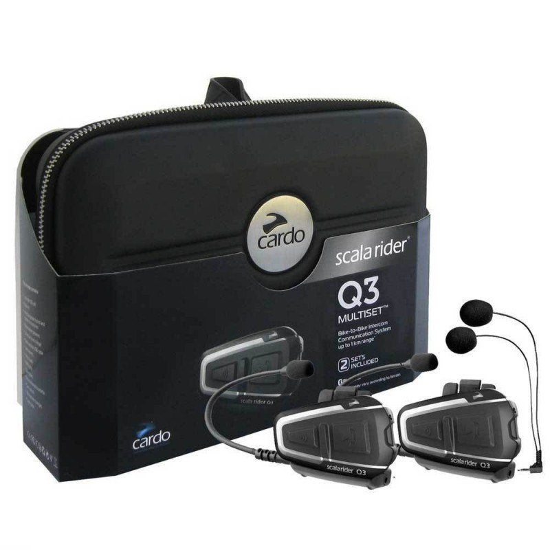 Cardo Q3 teamset motor intercom, Ophalen of Verzenden, Zo goed als nieuw, Cardo