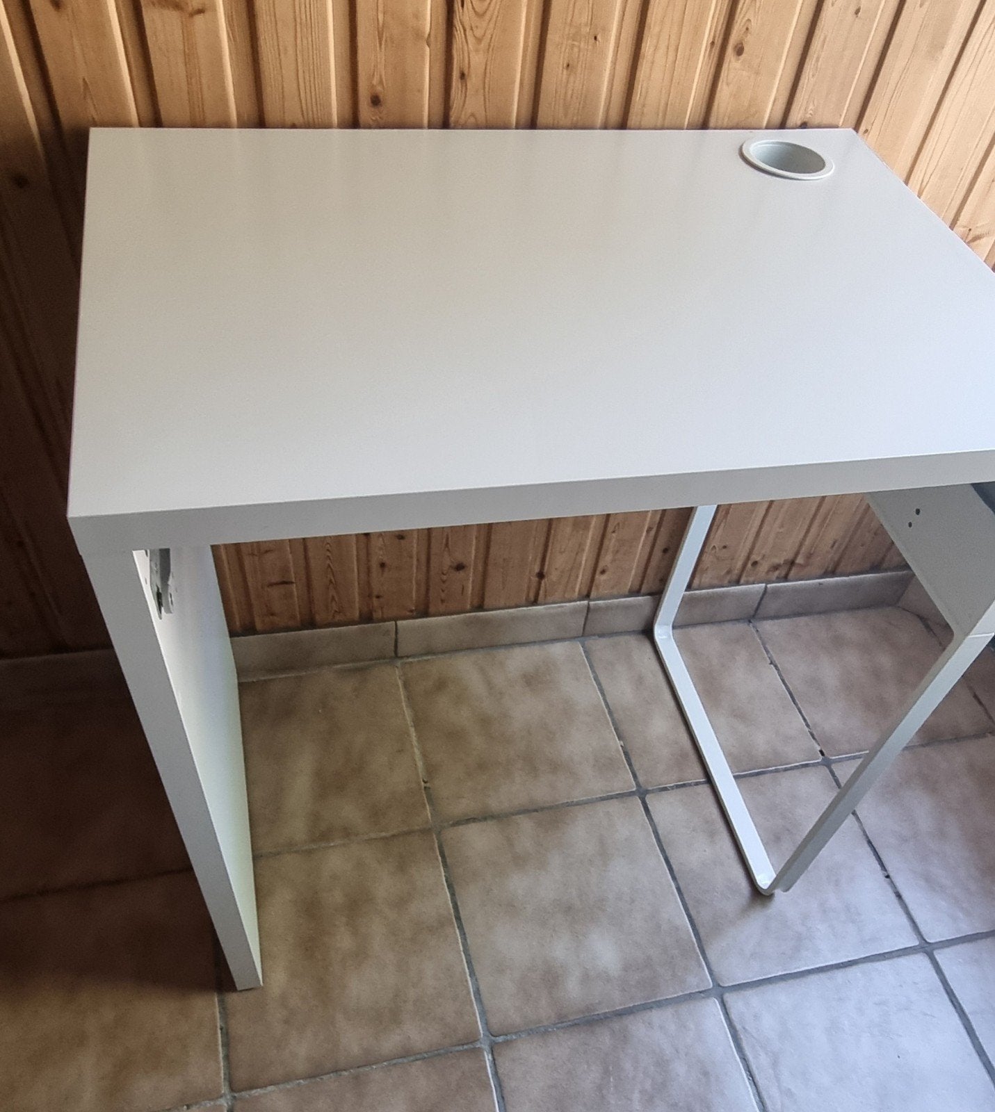 Bureau blanc ikea Micke(73cmx50cm), Ophalen, Gebruikt, Spaanplaat of MDF, IKEA