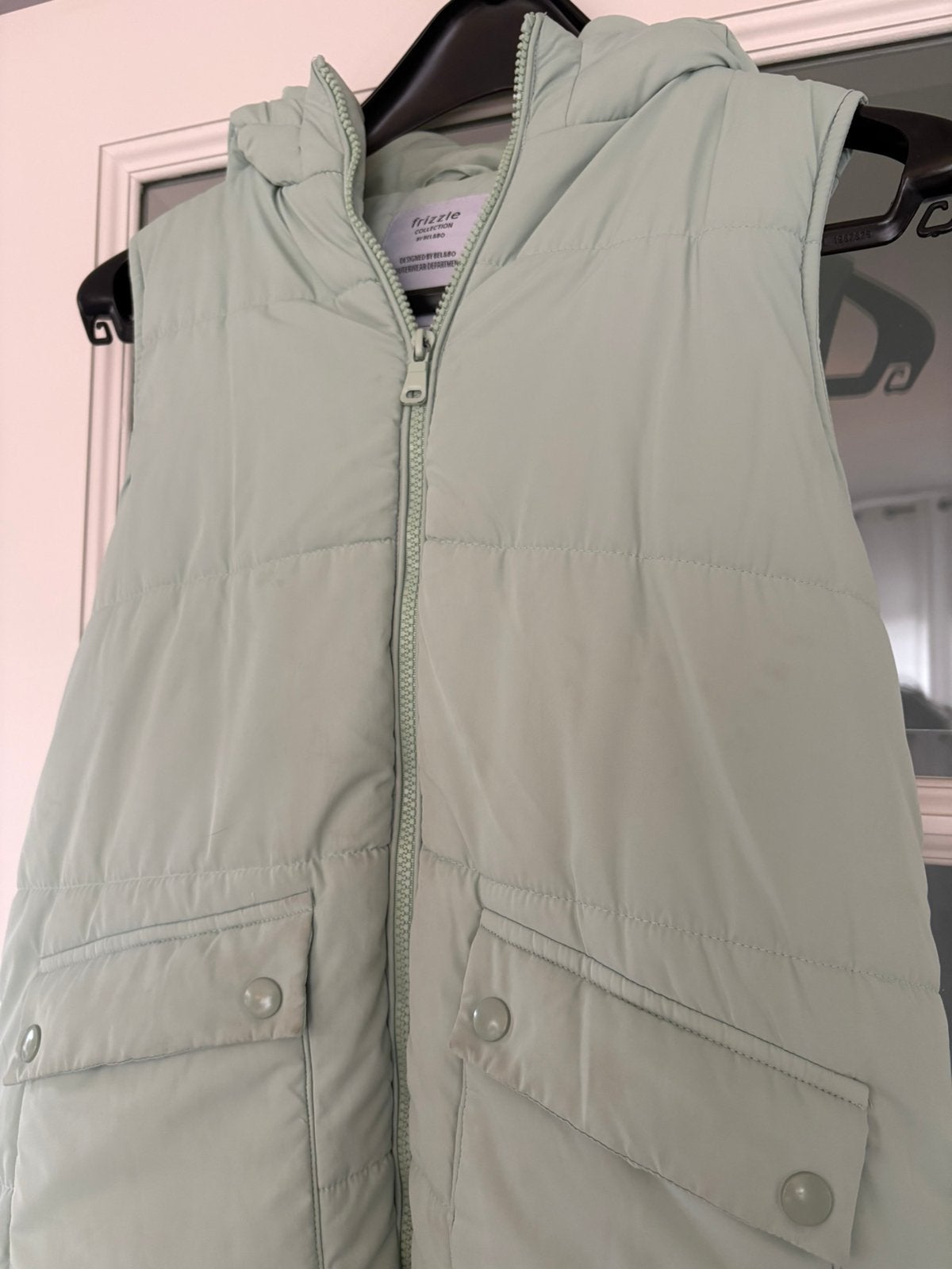 Muntgroene bodywarmer, Ophalen of Verzenden, Zo goed als nieuw