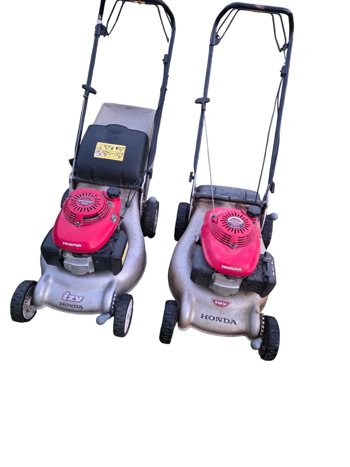 Set van 2 Honda Izy verbrandingsmaaiers - voor onderdelen/ve, Tuin en Terras, Ophalen, Gebruikt, Benzine-grasmaaier, HONDA