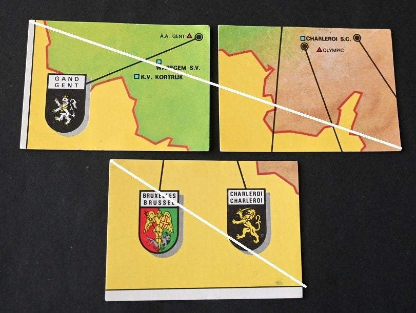 Panini/Football 77/Carte/3 autocollants, Collections, Envoi, Utilisé, Affiche, Image ou Autocollant