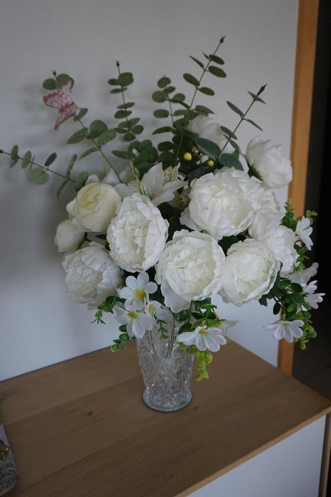 Kunstbloemen - Boeket, Ophalen, Boeket, Wit