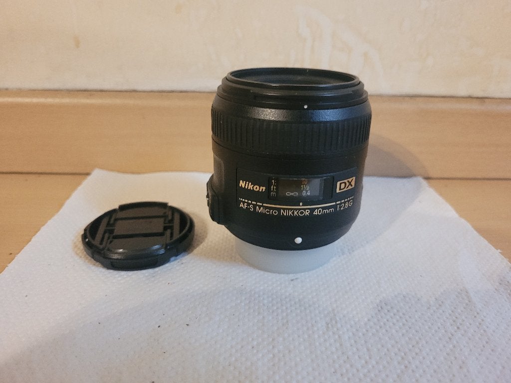 Objectif Nikon AF‑S DX Micro NIKKOR 40mm f/2.8G, TV, Hi-fi & Vidéo, Photo | Lentilles & Objectifs, Utilisé, Objectif macro, Nikon