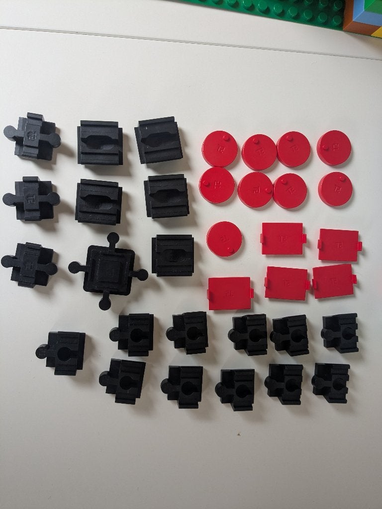 TOY2 Track Connectors houten trein duplo, Ophalen, Zo goed als nieuw