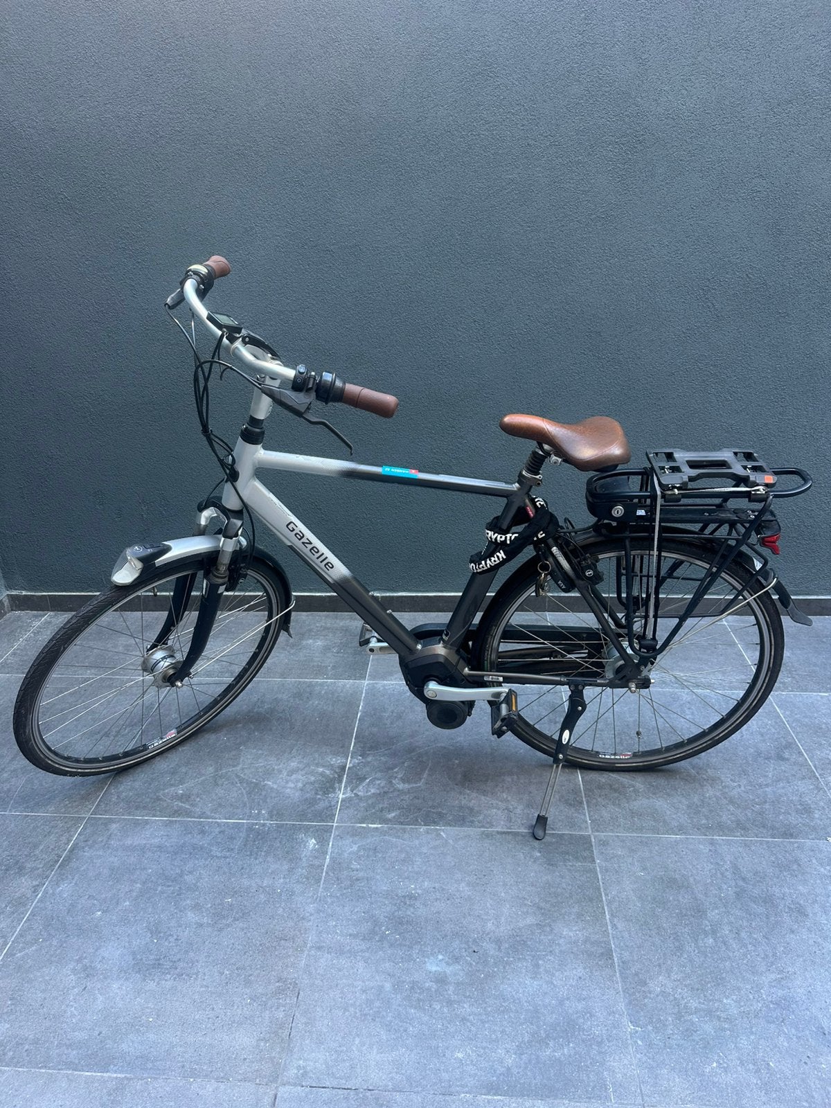 Heren elektrische fiets gazelle, Enlèvement, Utilisé, Gazelle