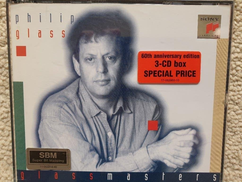 Philip Glass: Glassmasters - 3 cd's, Cd's en Dvd's, Cd's | Jazz en Blues, Ophalen of Verzenden, Zo goed als nieuw