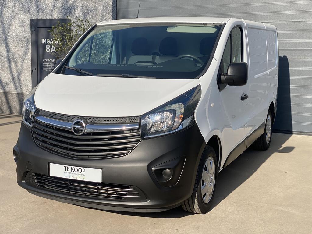 Opel Vivaro L1-56000KM!-airco-GPS-trekhaak-14600€+BTW, Euro 6, 0 kg, Wit, Bedrijf