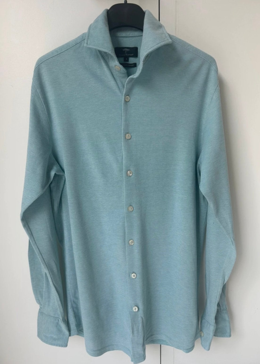 Effen mintgroen hemd - small - Fynch Hatton, Vêtements | Hommes, Chemises, Enlèvement ou Envoi, Comme neuf, Autres couleurs, Tour de cou 38 (S) ou plus petit