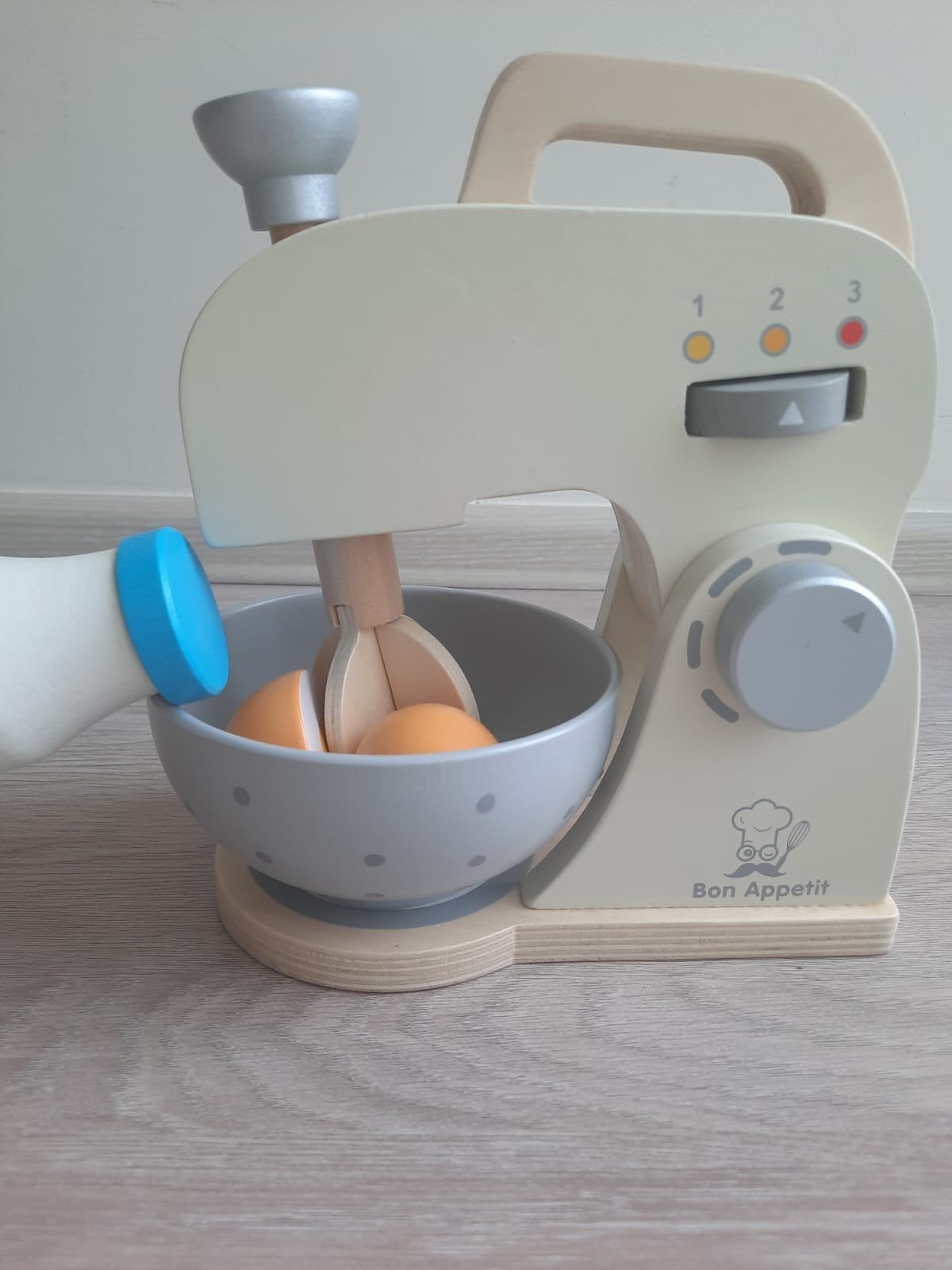 Houten speelgoed mixerset, Ophalen, Zo goed als nieuw, Hout, Speelkeuken-accessoire