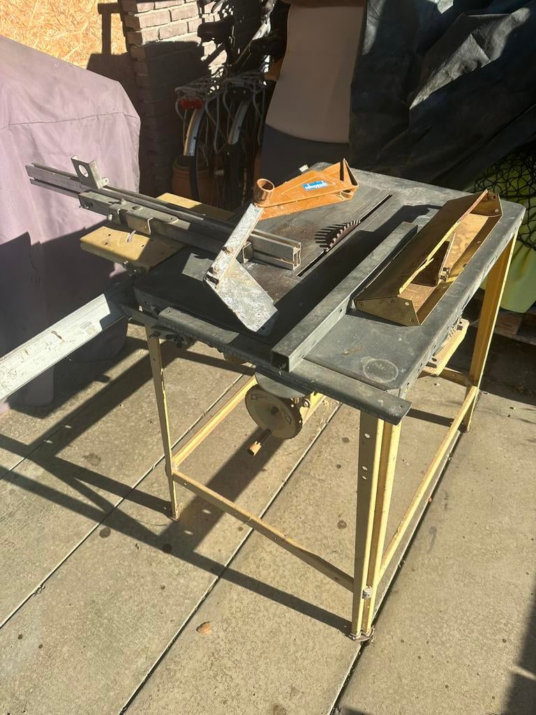 Zaagtafel scheppach, Ophalen, Gebruikt