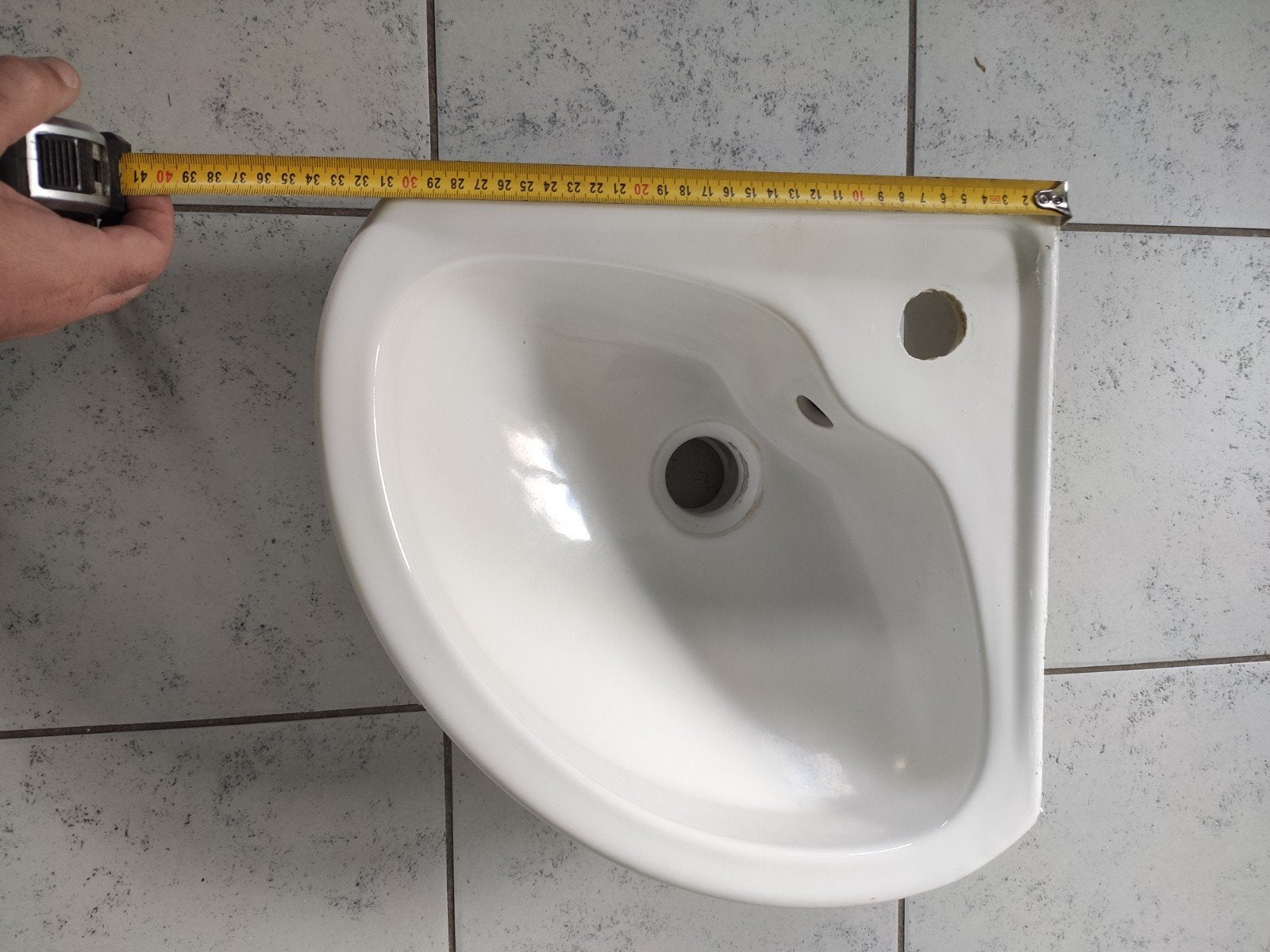 Wc hoekfontein Duravit keramiek + bevestigingsmateriaal, Bricolage & Construction, Sanitaire, Enlèvement, Comme neuf, Toilettes