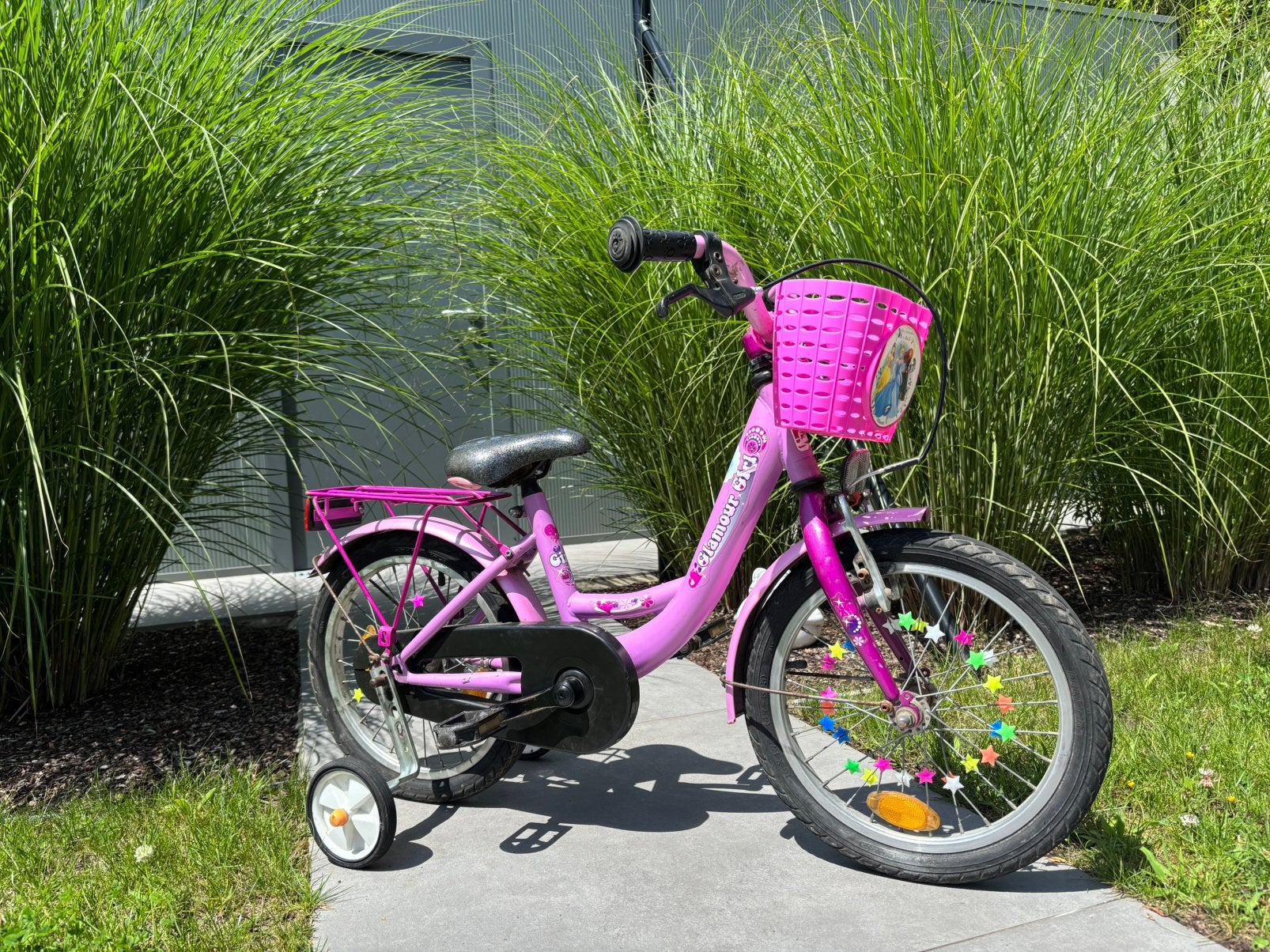 Meisjesfiets 16 inch, Stabilisateurs, Frein à rétropédalage, 16 à 20 pouces, Enlèvement