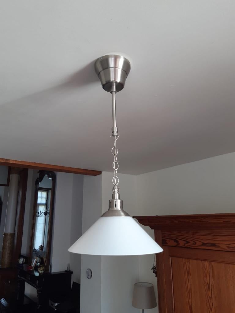 Plafonnier KROBY, Huis en Inrichting, Lampen | Plafondlampen, Nieuw, Glas, Metaal, Ophalen