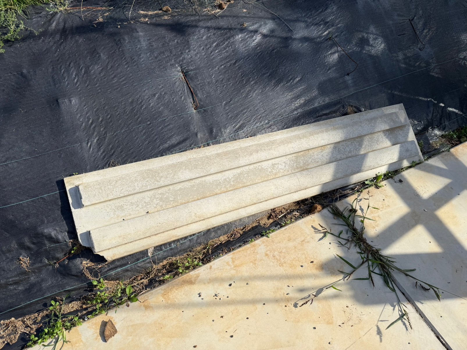 Versterkte betonplaat, Tuin en Terras, Ophalen, Zo goed als nieuw