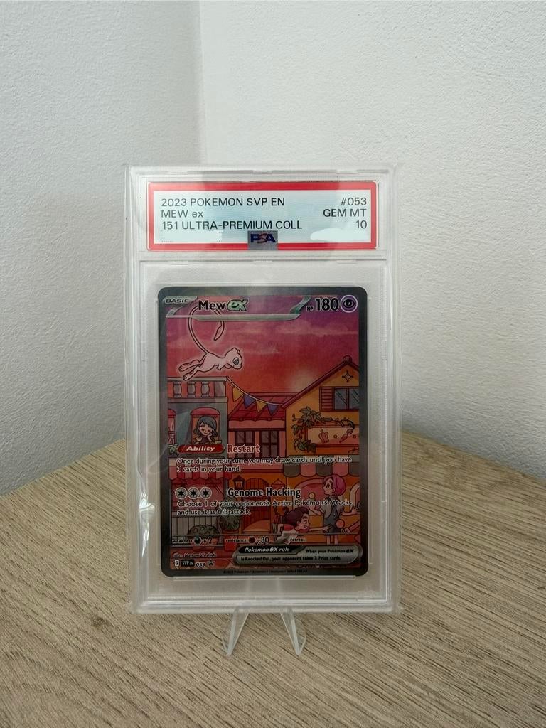 MEW ex 151 ULTRA-PREMIUM COLL, Hobby en Vrije tijd, Verzamelkaartspellen | Pokémon, Zo goed als nieuw, Ophalen