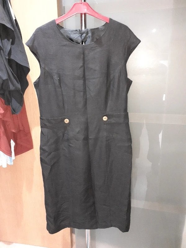 Robe noir yessadress taille XL, Kleding | Dames, Zwart, Maat 42/44 (L), Ophalen of Verzenden, Gedragen