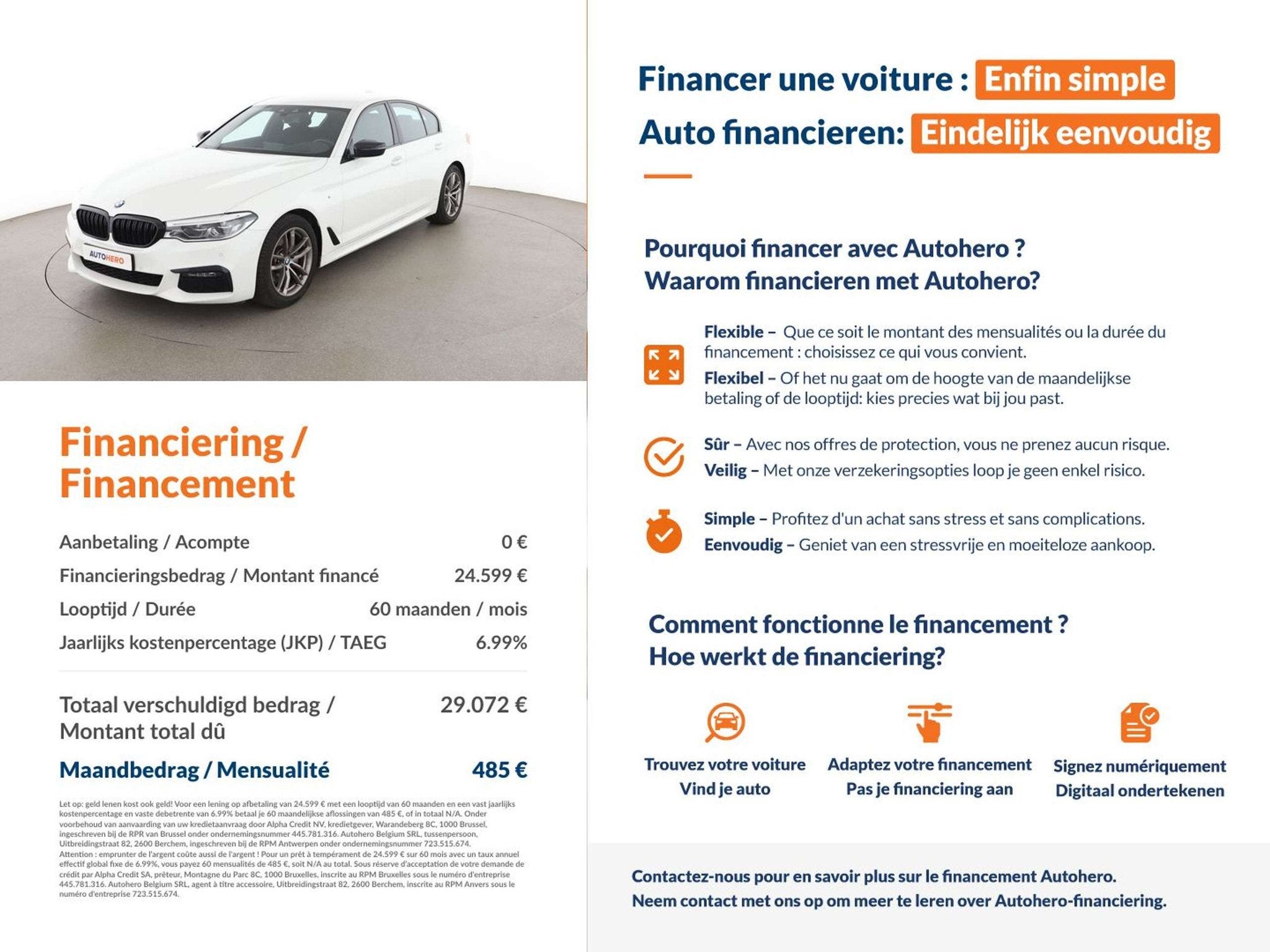 BMW 5 Serie 520 520d M Sport (bj 2019, automaat), Automaat, 4 deurs, Achterwielaandrijving, Lichtsensor