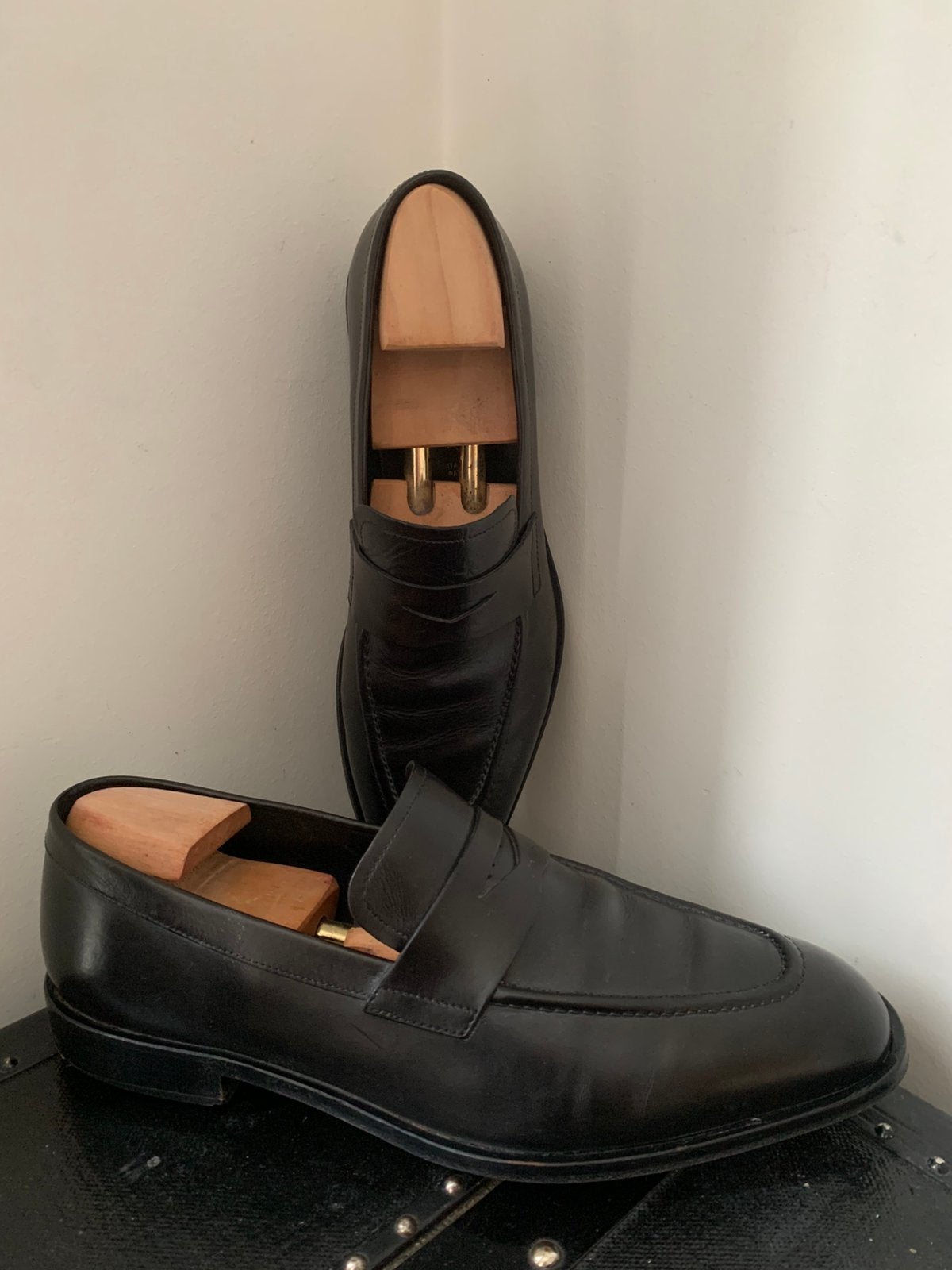 Mocassins GEOX Respira - cuir - style classique - Entretien, Enlèvement ou Envoi, Porté, Noir