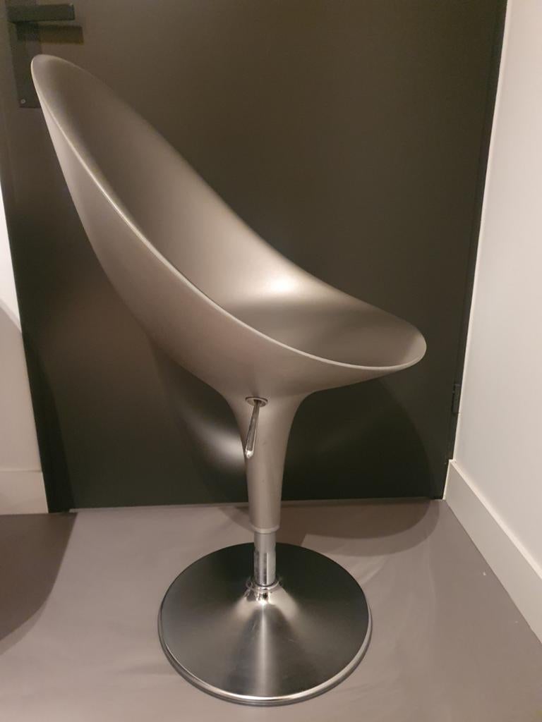 Originele BOMBO stoelen van MAGIS (grijs metallic&wit), Gris, Design, Métal, Comme neuf