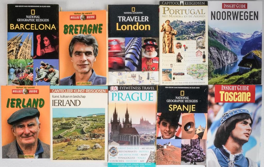 REISGIDSEN EUROPA Italië,Spanje,Noorwgn,Portugal,Toscane.., Overige merken, Europa, Ophalen of Verzenden, Zo goed als nieuw