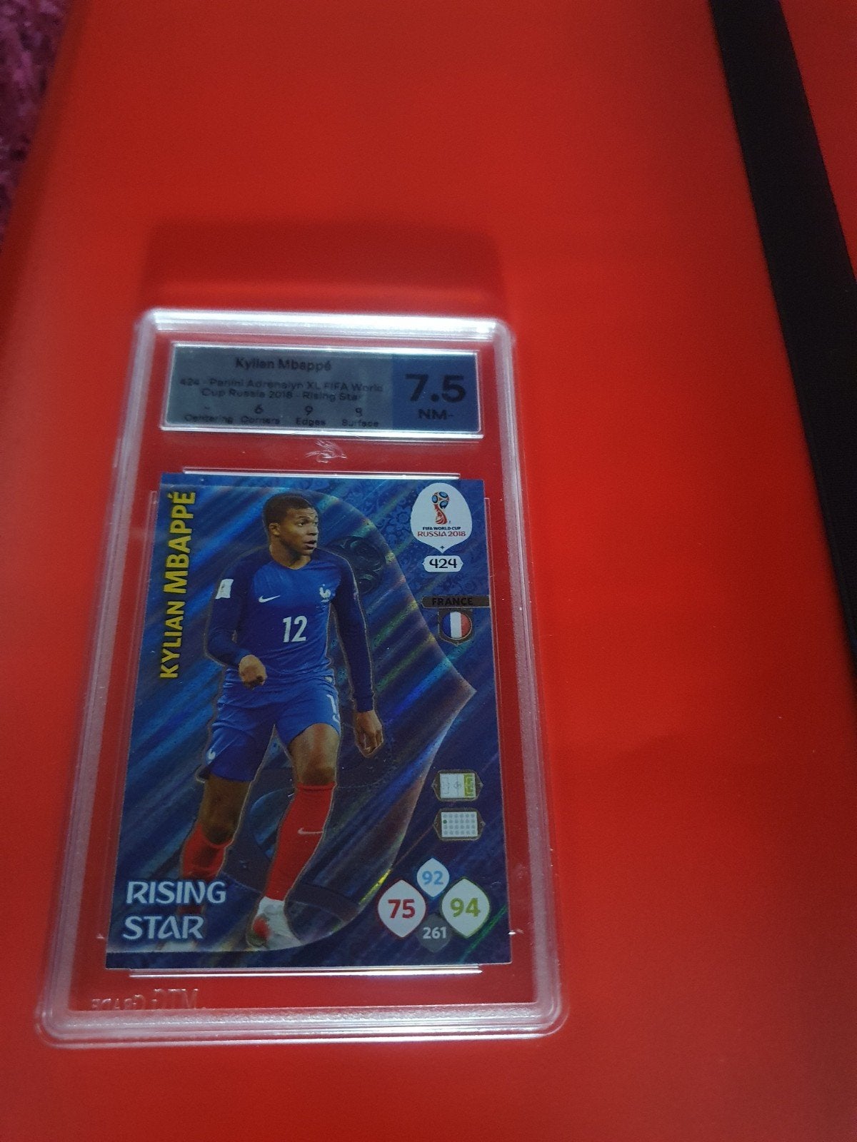 Kylian Mbappé Rising Star Rookie Panini Adrenalyn XL, Hobby en Vrije tijd, Ophalen of Verzenden, Zo goed als nieuw, Plaatje