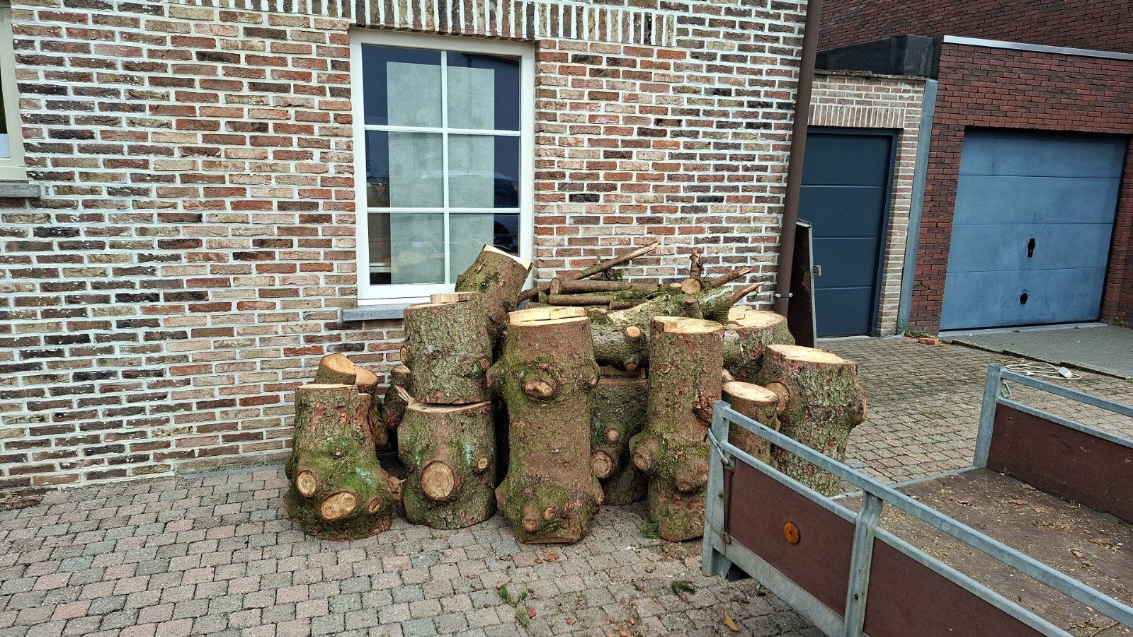 hout voor houtstoof, Minder dan 3 m³, Ophalen, Overige houtsoorten, Blokken