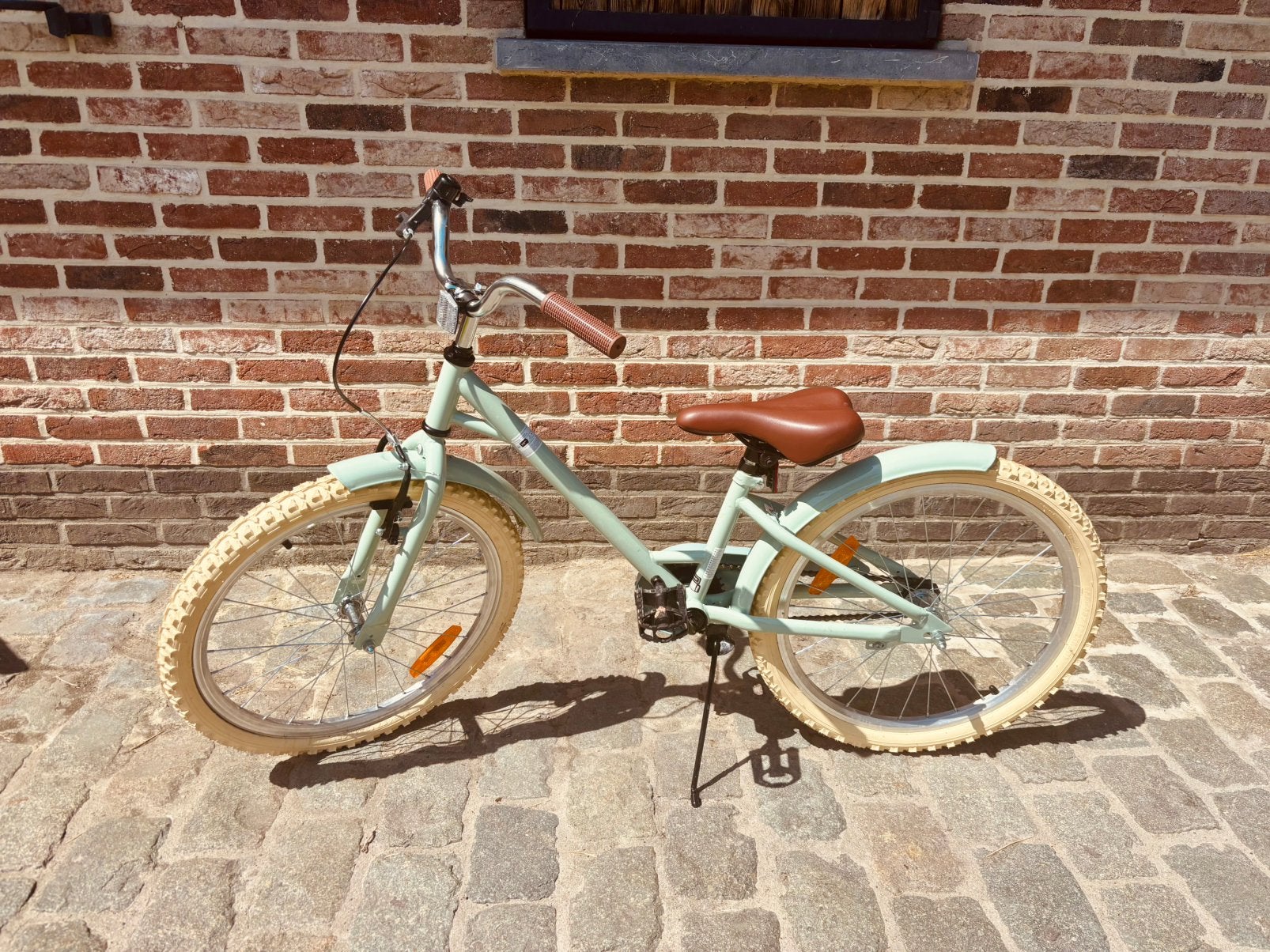 Kinderfiets 22 inch, Fietsen en Brommers, Ophalen, Nieuw, Terugtraprem, 20 inch of meer