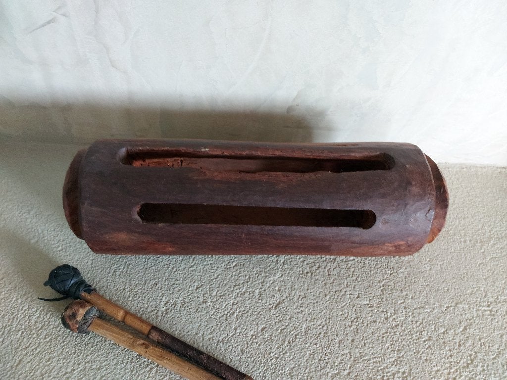 tambour à sous - Lokole - Congo, Antiquités & Art, Enlèvement ou Envoi