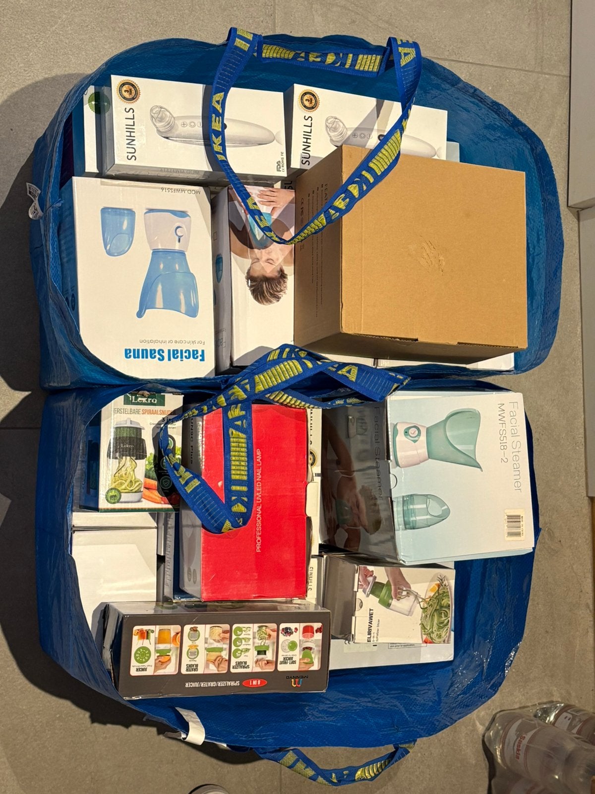 Lot diverse elektrische beauty toestellen voor rommelmarkt, Ophalen, Zo goed als nieuw