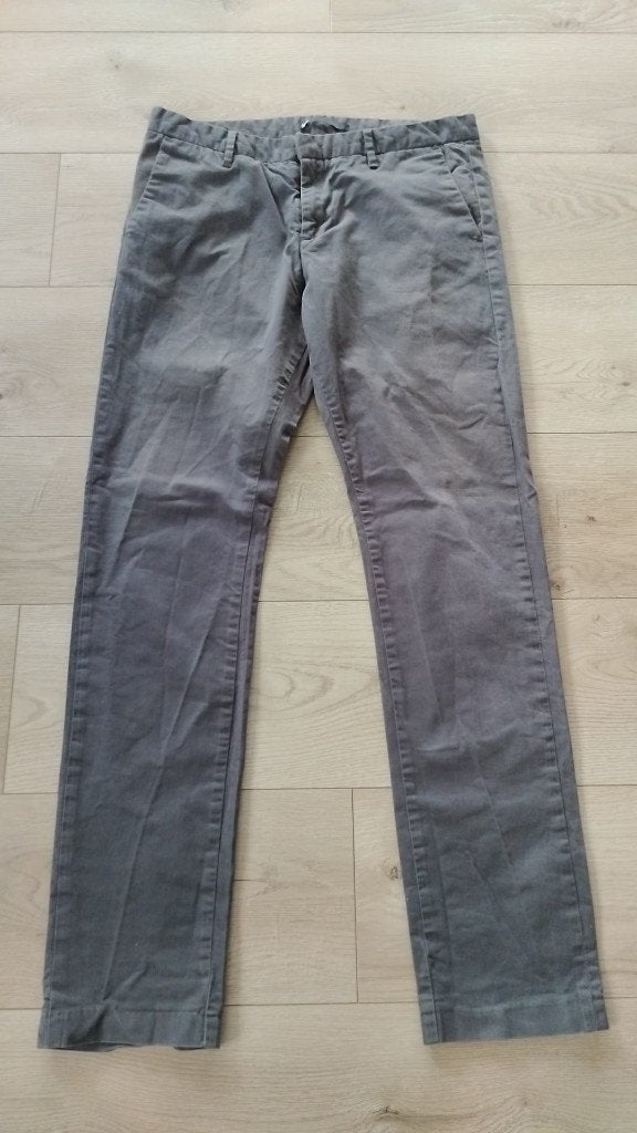 Broek W32 L32, Gris, W32 (confection 46) ou plus petit, Porté, WE