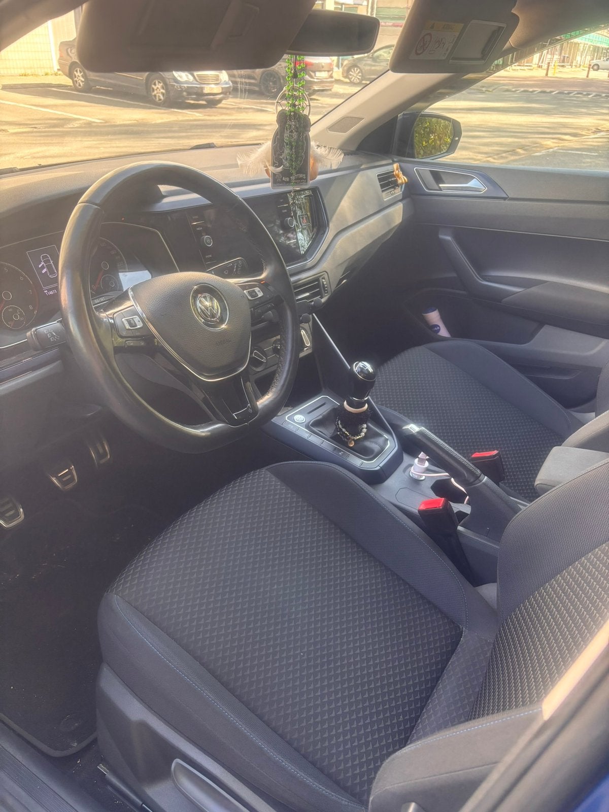 Vw polo 2020, Auto's, Voorwielaandrijving, Euro 5, Stof, Zwart