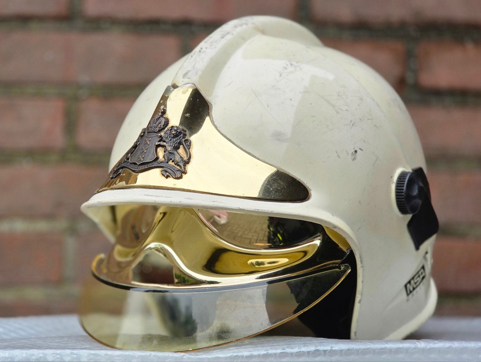 Casque de sapeurs-pompiers néerlandais Amsterdam casque pomp, Collections, Enlèvement ou Envoi