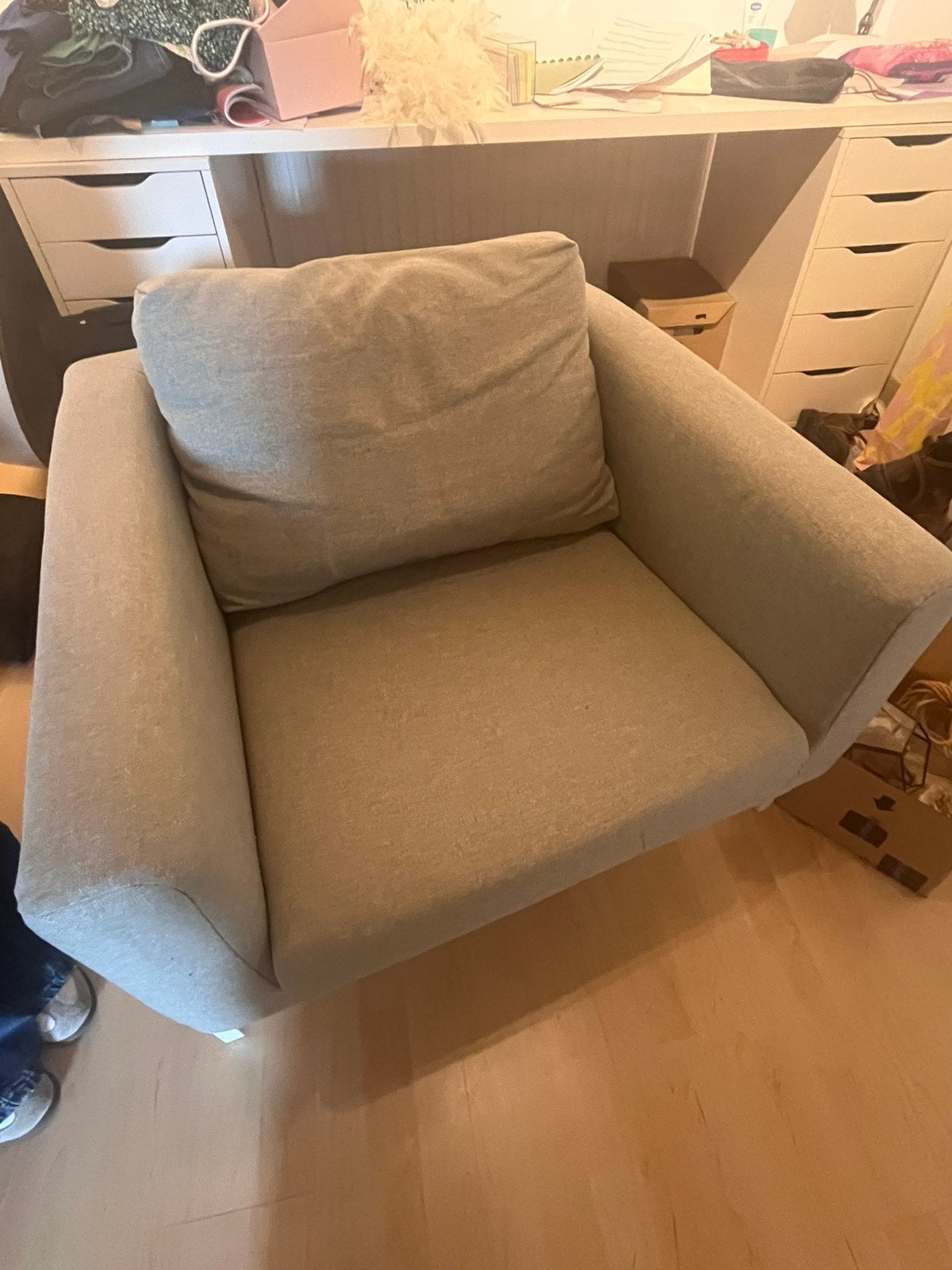 Koarp fauteuil in muntgroen, Enlèvement, Comme neuf