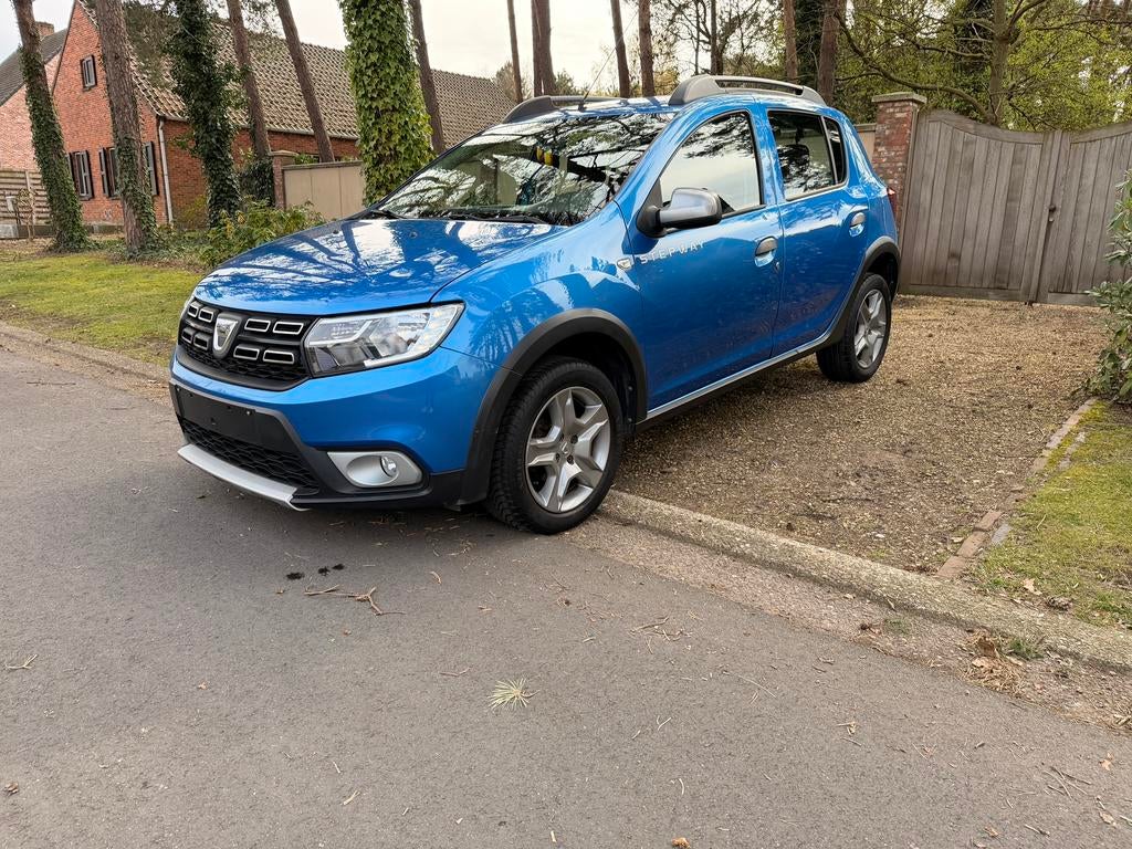Dacia Sandero / stepway 0.9 TCE /90pk, Auto's, Dacia, Euro 6, Blauw, Bedrijf, Handgeschakeld