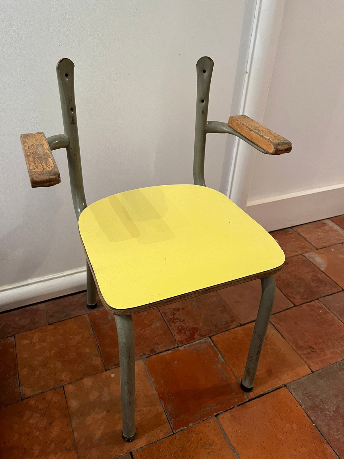 VINTAGE RETRO TUBAX STOEL KINDERSTOEL OP TE KNAPPEN, Antiek en Kunst, Ophalen of Verzenden