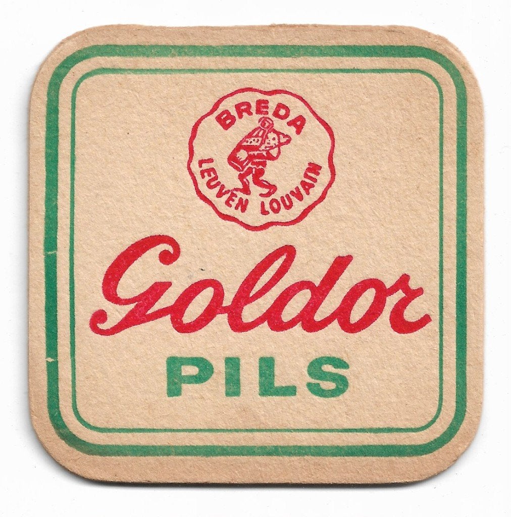 sous-bock Goldor pils, Verzamelen, Ophalen of Verzenden, Zo goed als nieuw, Viltje(s)