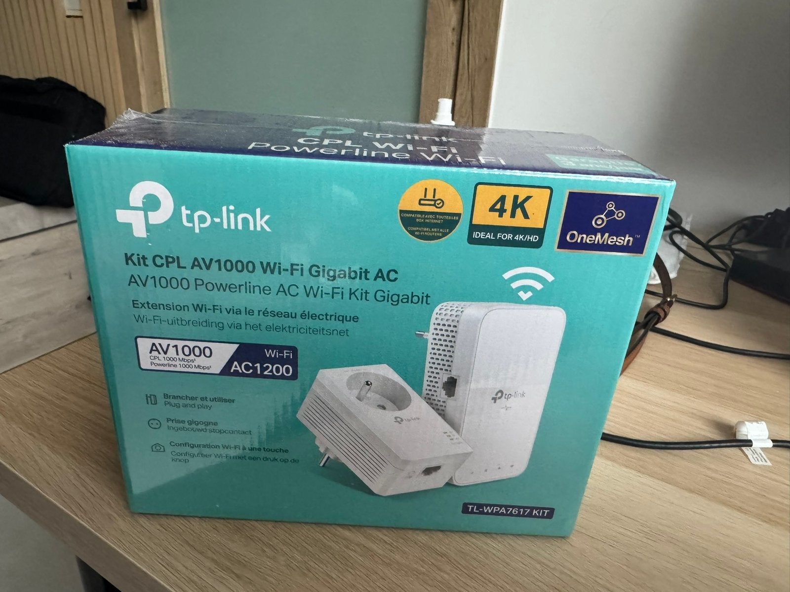 tp link tl-wpa7617 kit cpl av1000, Computers en Software, Netwerk switches, Ophalen of Verzenden, Nieuw