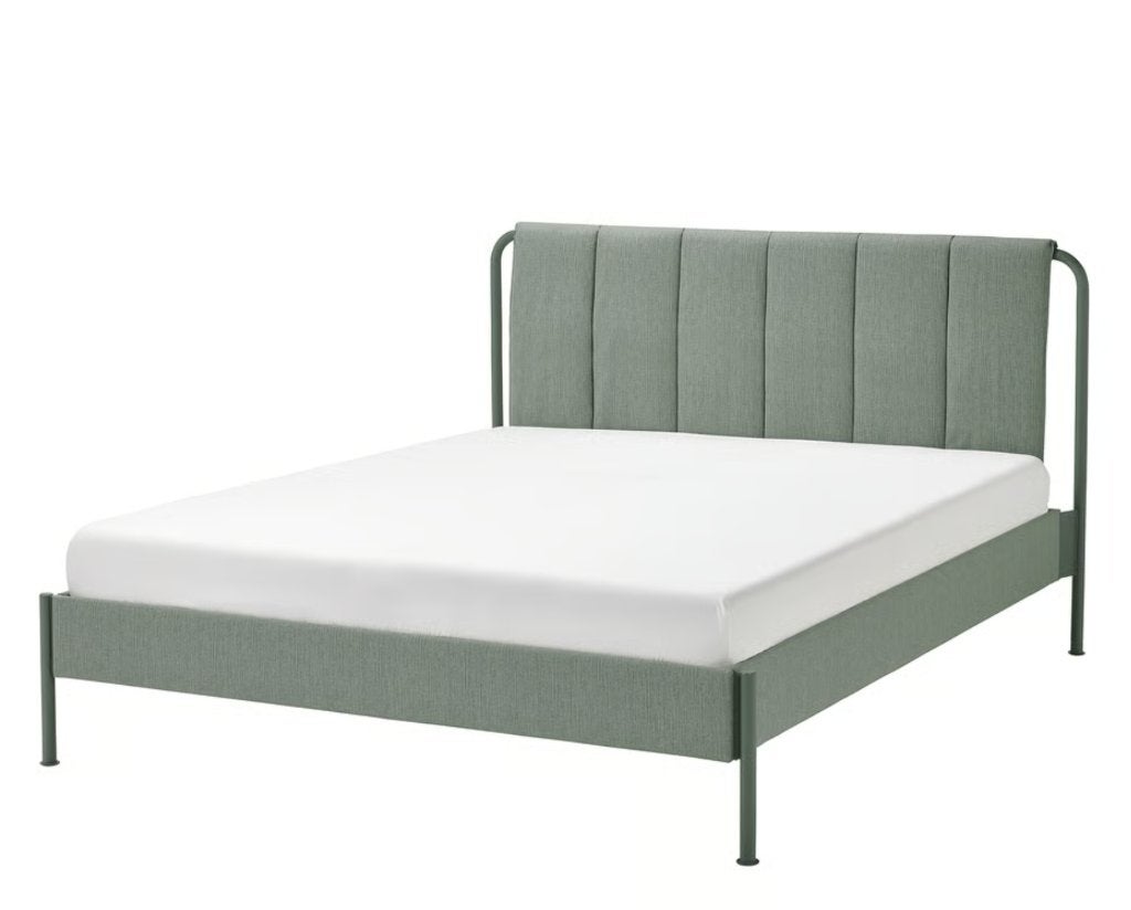 Lit IKEA 140X200 TÄLLÅSEN, Maison & Meubles, Chambre à coucher | Lits, Deux personnes, 140 cm, Comme neuf, Vert