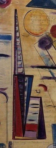 Kunsthandel Gennep - "Music Is Life", Antiek en Kunst, Kunst | Schilderijen | Modern, Ophalen of Verzenden, Hout, Gesigneerd, Gemengde techniek
