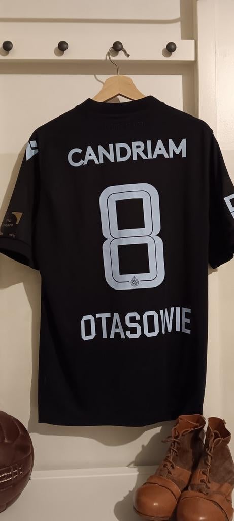 Club Brugge Otasowie Matchworn/issued XL, Zwart, Maat 56/58 (XL), Ophalen of Verzenden, Macron