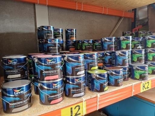Levis ambiance muur verf pot van 2.5 liter nieuw, Bricolage & Construction, Neuf, Moins de 5 litres, Autres couleurs, Enlèvement