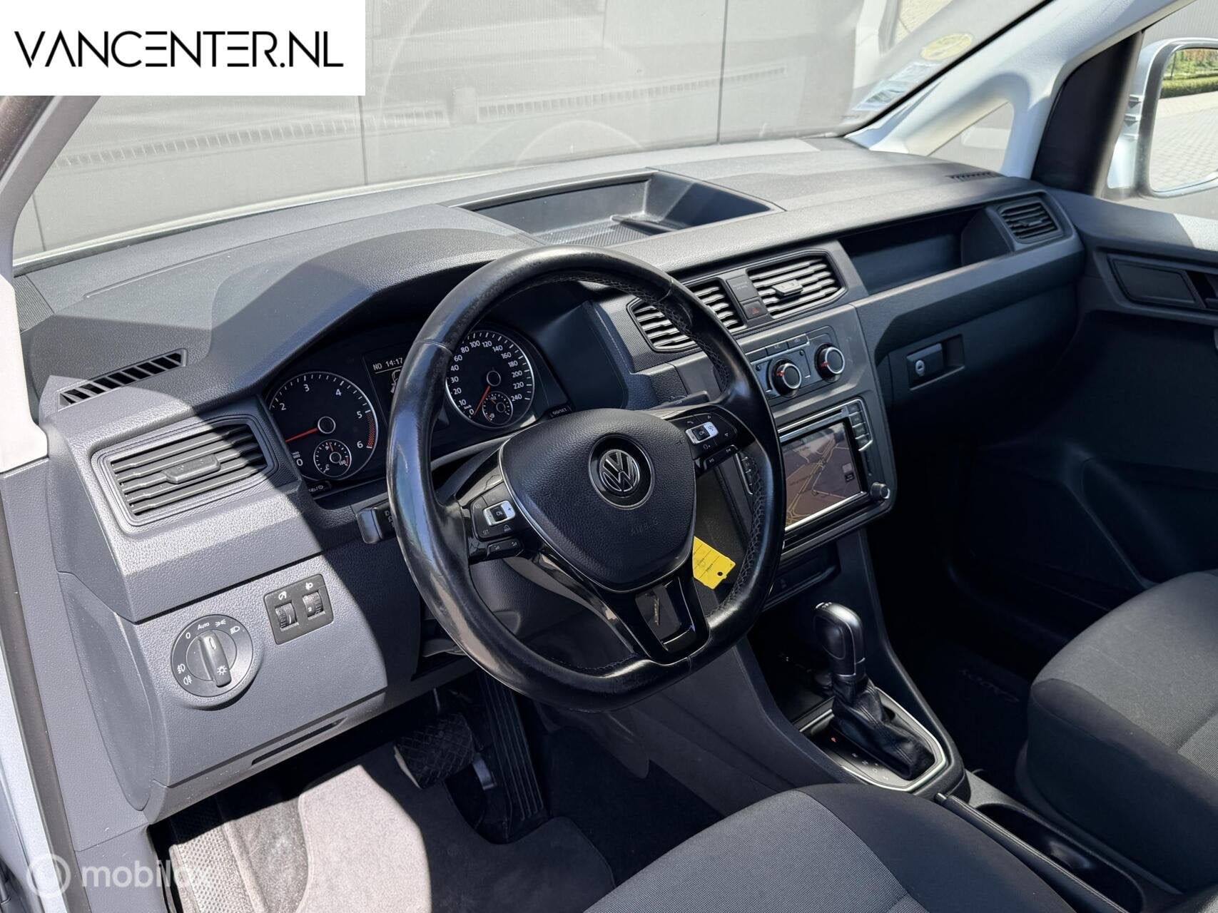Volkswagen Caddy 2.0 TDI 102PK DSG Automaat Euro 6 Highline, Auto's, Stof, Gebruikt, Zwart, 4 cilinders