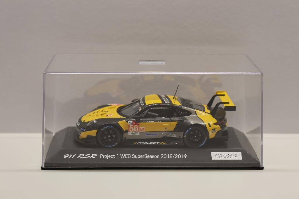 1/43 Porsche 911 RSR - Project 1 #56 - WEC 2018/2019, Ophalen of Verzenden, Zo goed als nieuw, Auto