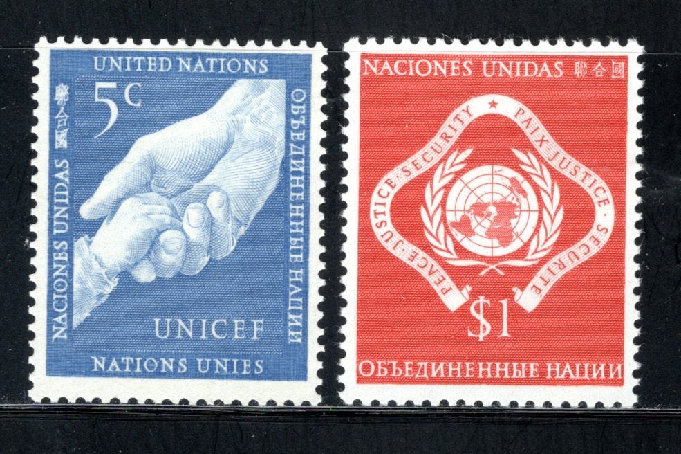 NATIONS UNIES - NEW YORK Année 1951 MNH, Envoi, Non oblitéré, Amérique du Nord